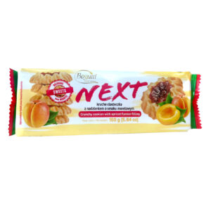 NEXT CRUNCHY COOKIES APRICOT 20X160GR