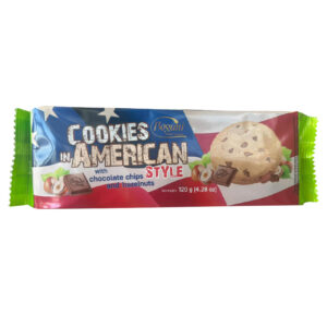 COOKIES AMERICAN CHOCO/HAZELN 20X120GR