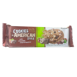 COOKIES AMERICAN CHOCO/HAZELN 18X135GR