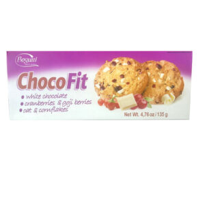 CHOCOFIT WHITE CHOCO/CRANB/GOJI 12X135GR