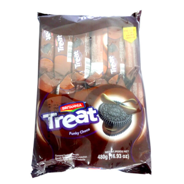 BRITANNIA TREAT FUNKY CHOCO 8X(12X40GR)
