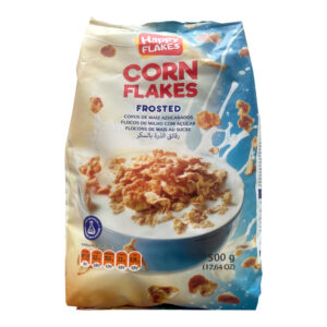 HAPPY FLAKES CORN FLAKES FROSTED 10X500G