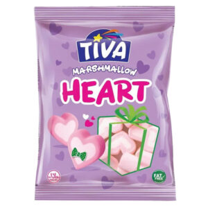 TIVA MARSHMALLOW HEART 12X140GR