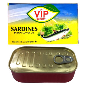 VIP SARDINE IN SUNFLOWER OIL 50X125GR