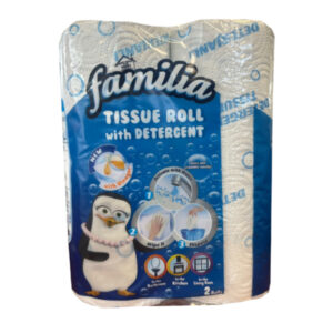 FAMILIA DETERGENT TOWEL 12X2ROLL