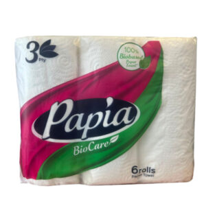 PAPIA TOWEL BIOCARE 4X6roll