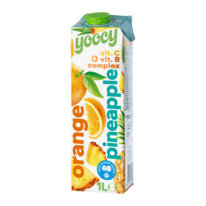 YOOCY ORANGE-PINEAPPLE FRUIT DRINK 6X1L