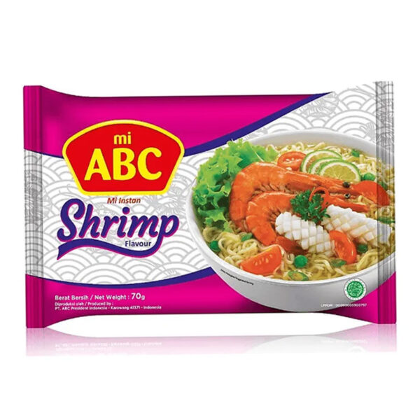 ABC NOODLE SHRIMP 40X70GR